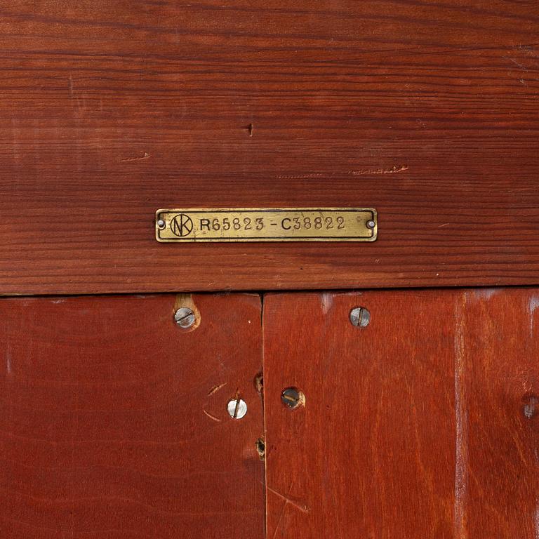 Nordiska Kompaniet, a Swedish Modern mahogany and stained beech cabinet, 1938.