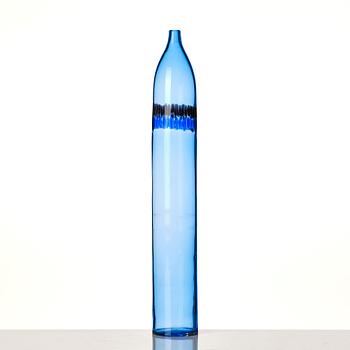 Peter Pelzel, a blue glass vase, Vistosi, 1960s.