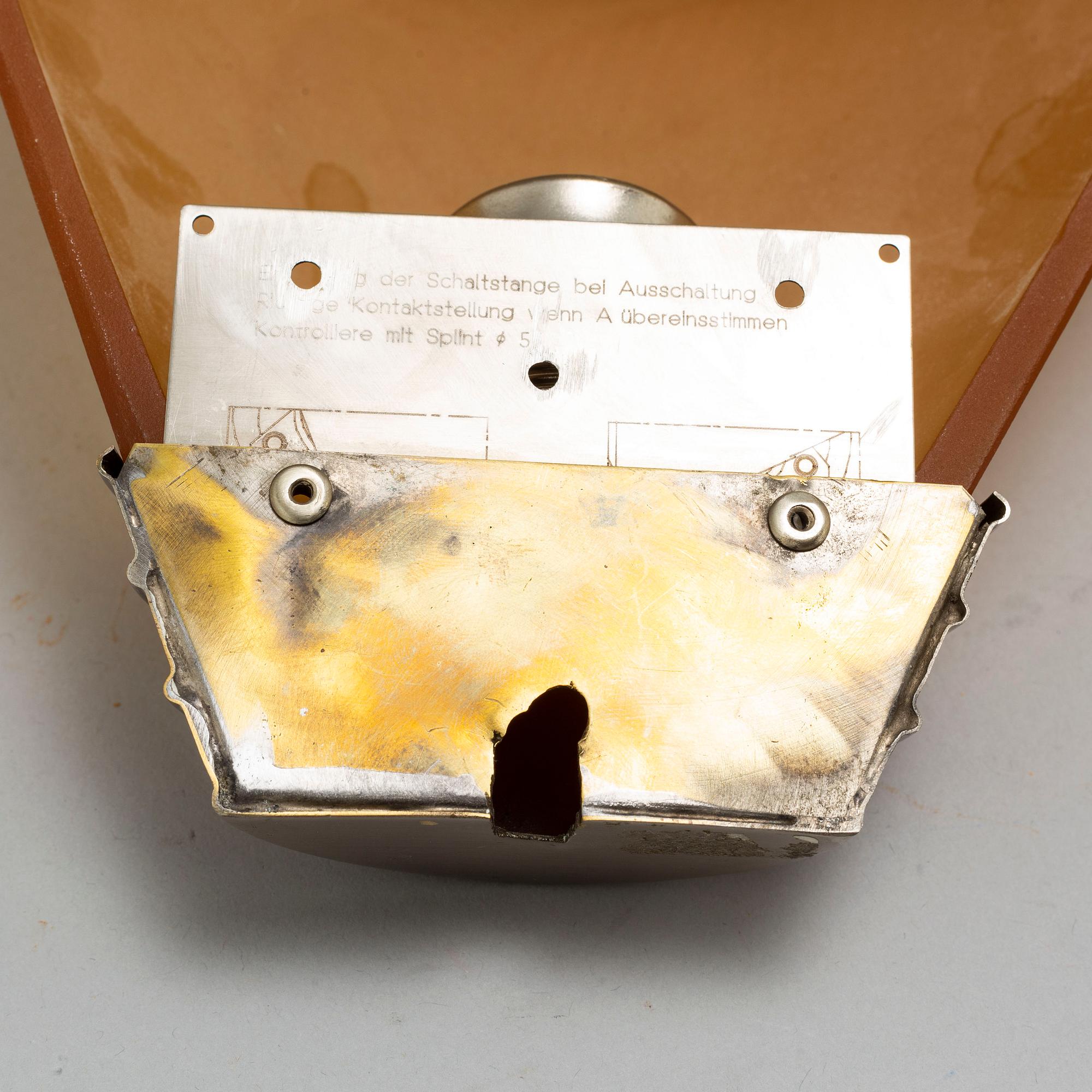 VÄGGLAMPOR, ett par, 1940-tal.