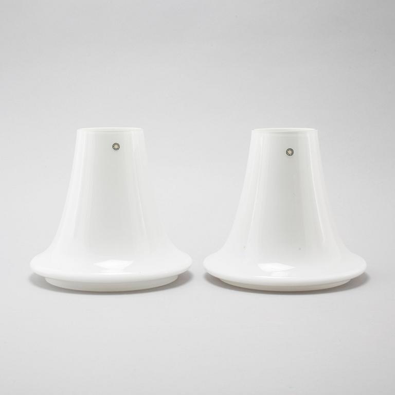 A pair of wall lamps designed by Hans-Agne Jakobsson, Markaryd, from the fourth quarter of the 20th century.