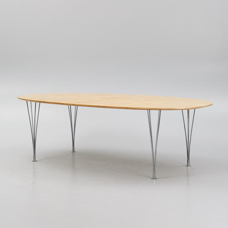 Bruno Mathsson & Piet Hein, a "Superellips" dining table Mathsson International.