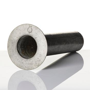 Wiwen Nilsson, a rare spherical modernist pewter vase, Ystad-Metall, Sweden, 1932.