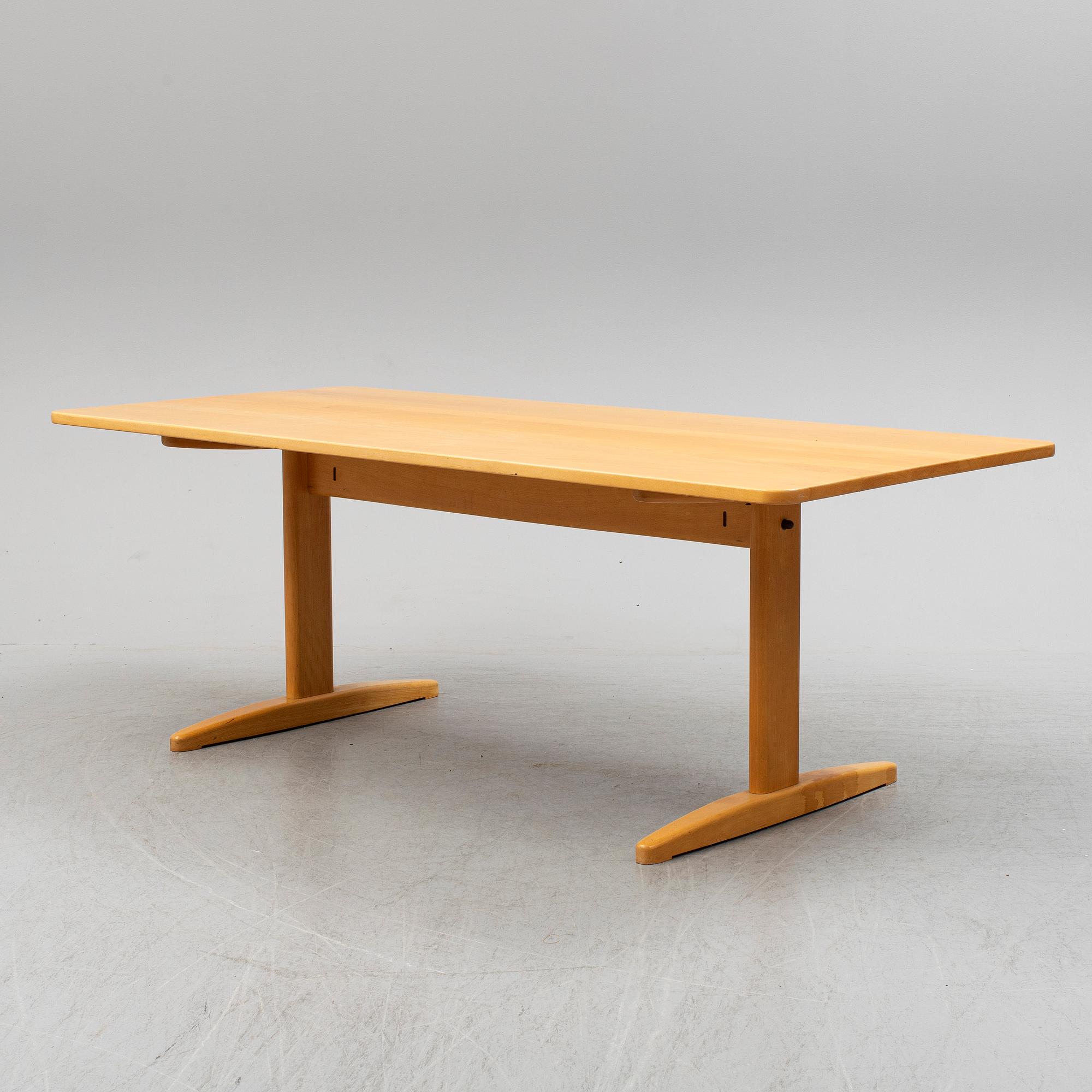 A 'Shaker' dining table by Børge Mogense, C.M Madsen, Denmark.