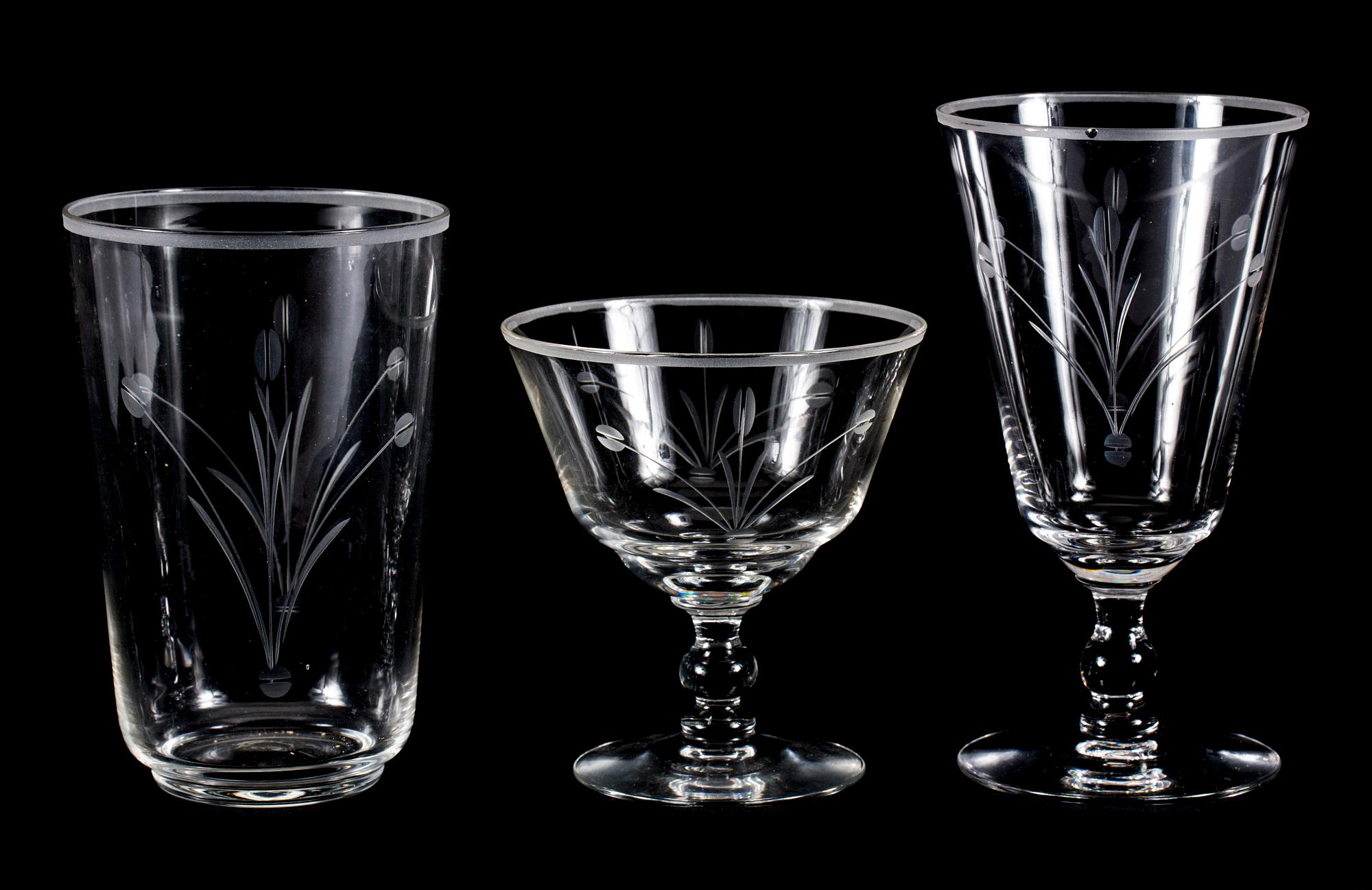 GLASSERVIS, 26 st, 1900-tal.