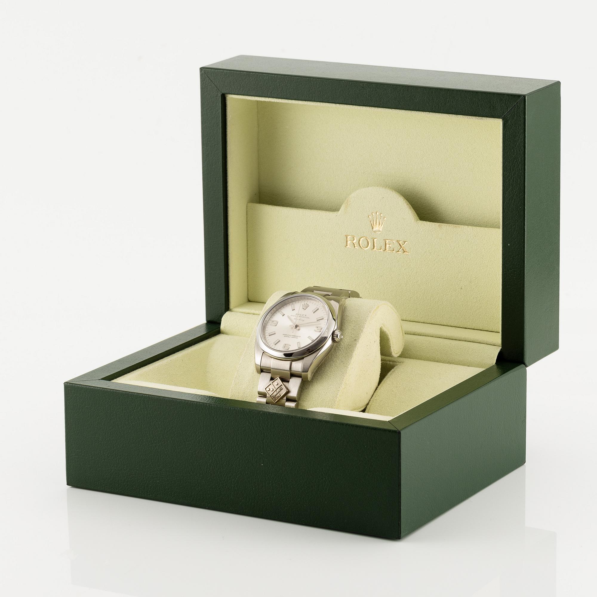 Rolex, Air-King, "Domino Pizza", wristwatch, 34 mm.