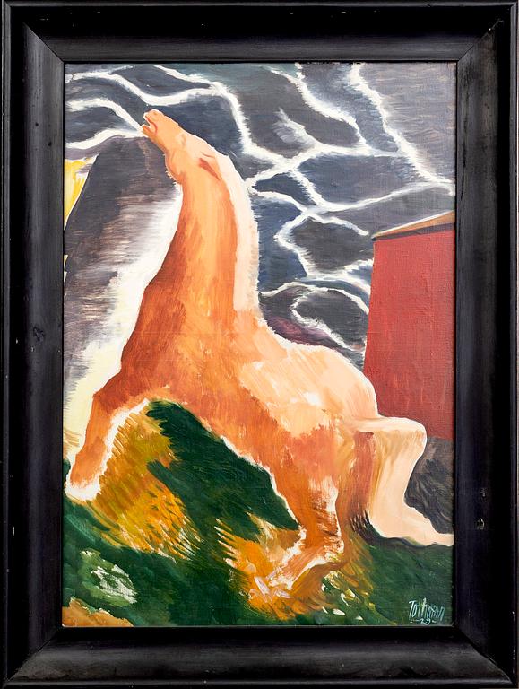GUNNAR TORHAMN, oil on canvas, signed and dated -29.