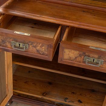 A neo-renaissance book cabinet, around 1900.