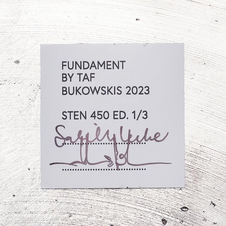 TAF, Gabriella Lenke & Mattias Ståhlbom, "Sten 450", pedestal, ed. 1/3.