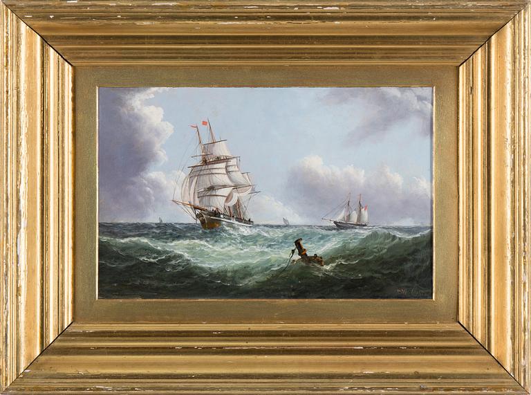 UNIDENTIFIED ARTIST 19TH CENTURY, panel, signed.