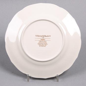 ASSIETTER, 11 st, porslin, "Melina", Villeroy & Bosch.