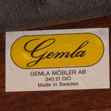 Karmstolar 5 st Gemla möbler 1980-tal.