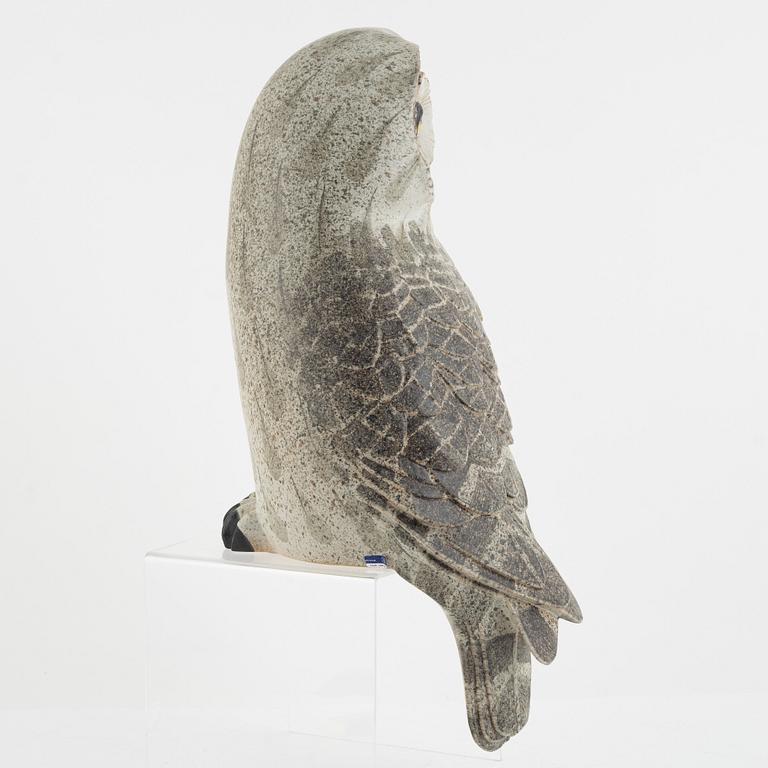 Paul Hoff, sculpture, "Strix Nebulosa No 349", Gustavsberg studio, Sweden, 1986.