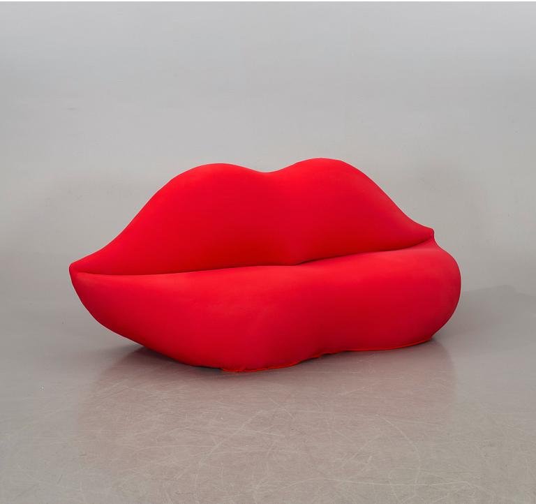STUDIO 65, "The Bocca lip sofa", Gufram, Italy.