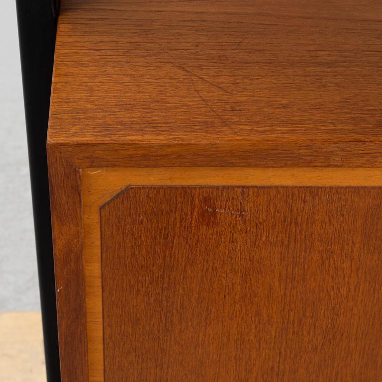 A teak veneered bokkcase, Sweden, 1950's.