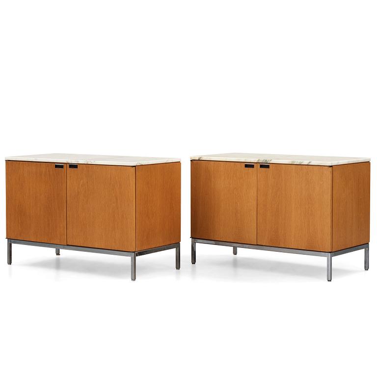 Florence Knoll, a pair of sideboards, Knoll, 1970s.