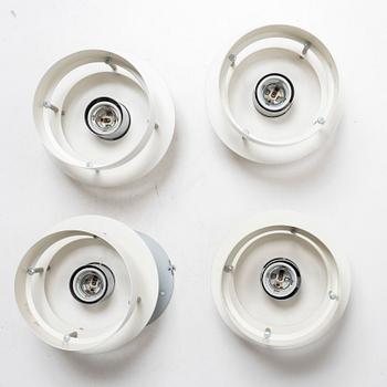 Four ceiling lamps, model 5185, Boréns, end of the 20th century.
