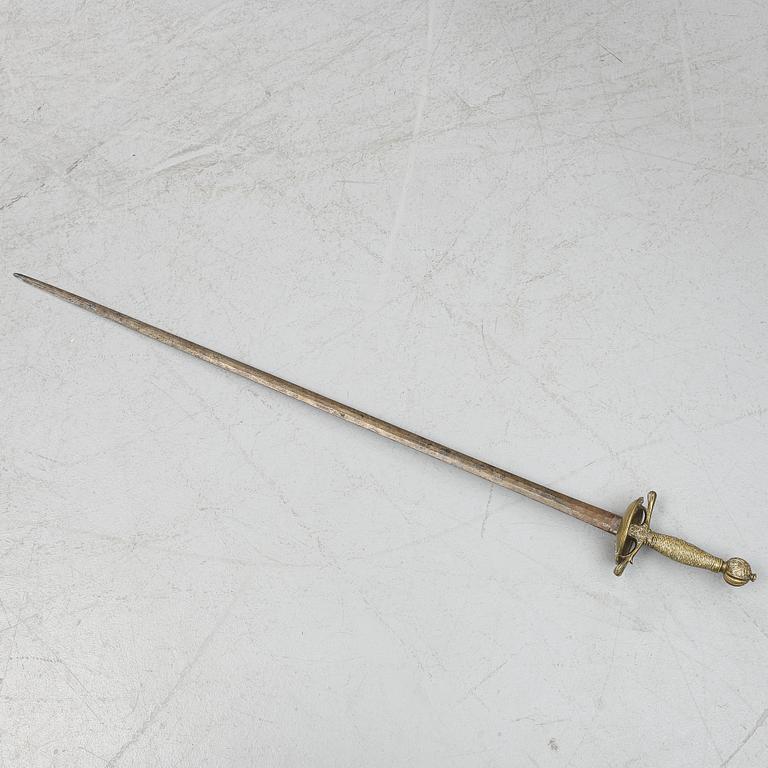 A composite officer's sword, 18th - and 19th Century.