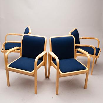 STOLAR, 8 st, modell E45, Alvar Aalto, Artek.