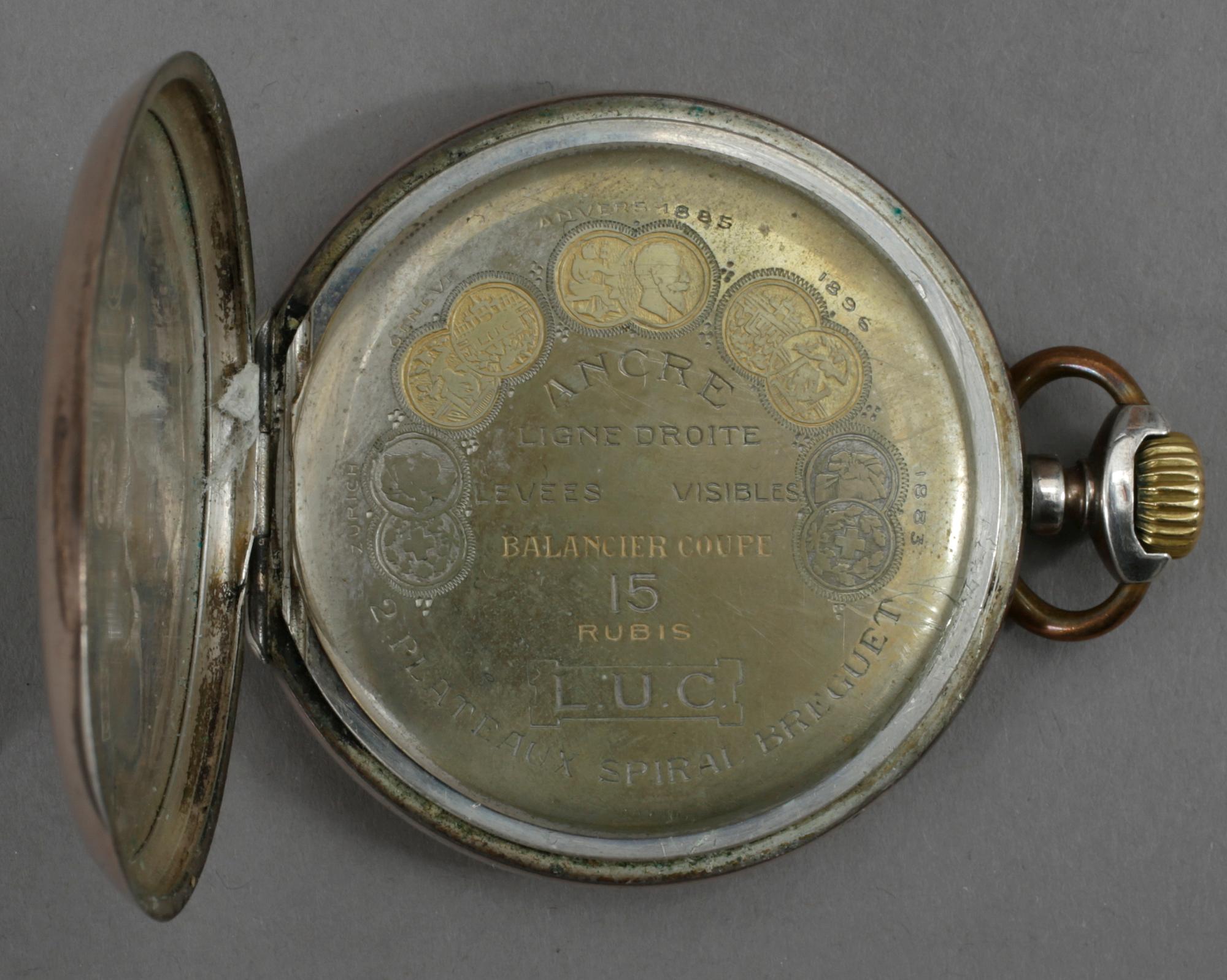 FICKUR, 13 st, mestadels silver, 1900-tal.