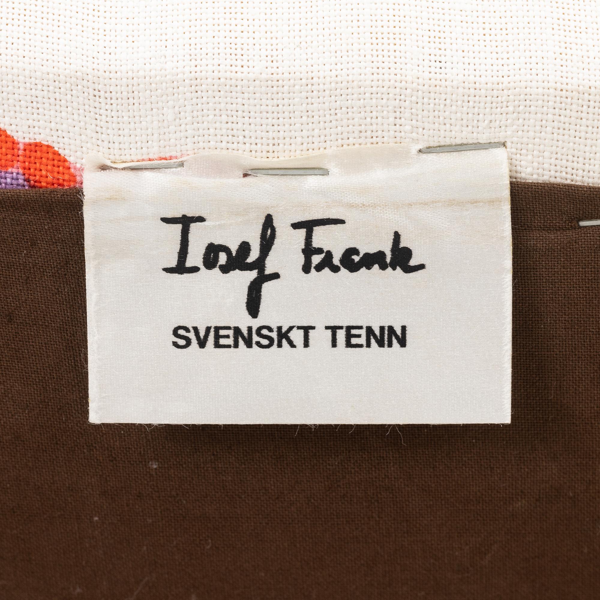 Josef Frank, armchair with footstool, model 336, Svenskt Tenn.