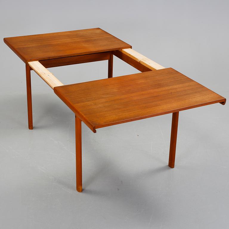 MATBORD OCH STOLAR, teak, 1960-tal.