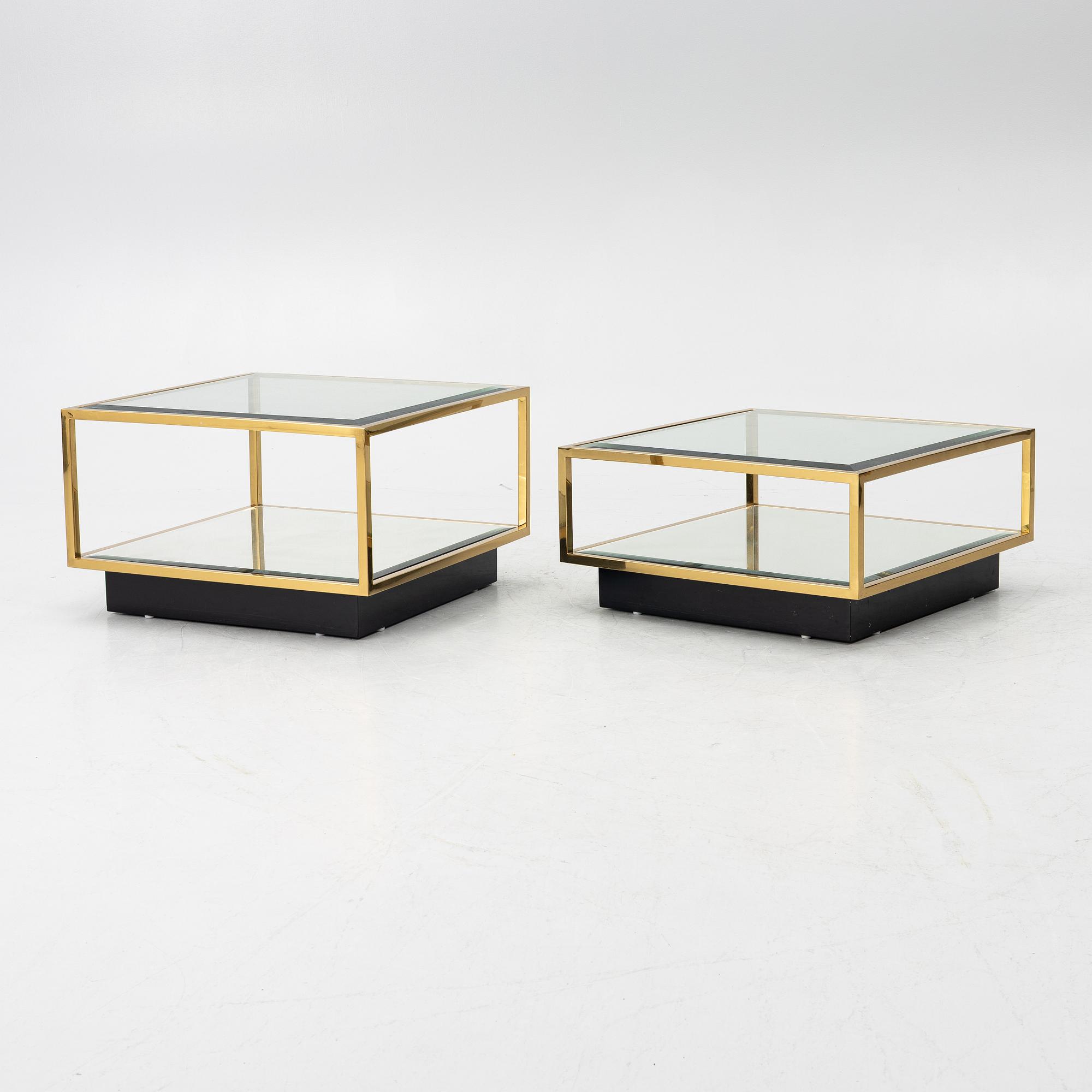 A four-piece 'Tortona' coffee table, Eichholtz, contemporary.
