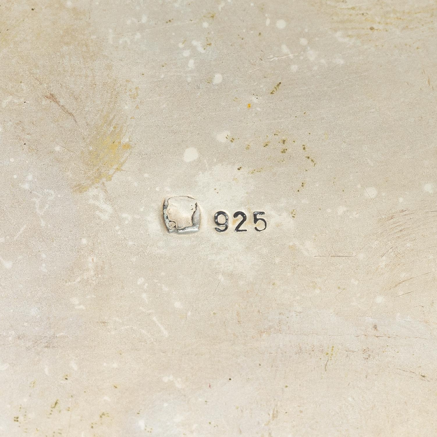 A silver box, Baroque style, 20th Century.