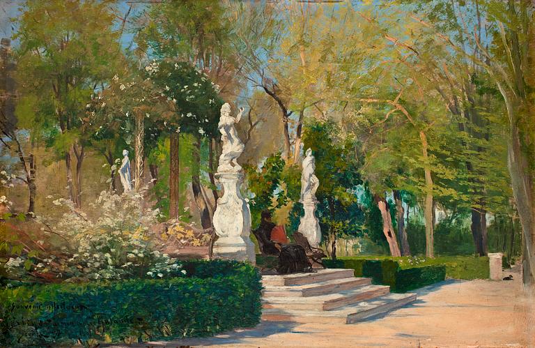 Hugo Birger, Park scene from Sevilla.