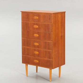 Byrå, teak, 1960-tal.