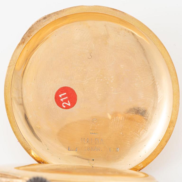 Halda, pocket watch, 50 mm.