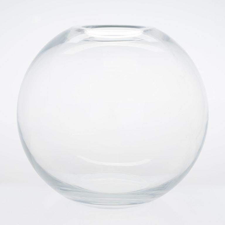 Timo Sarpaneva, taidelasi "Globus" 3599, signeerattu Timo Sarpaneva Iittala 1984 C273.