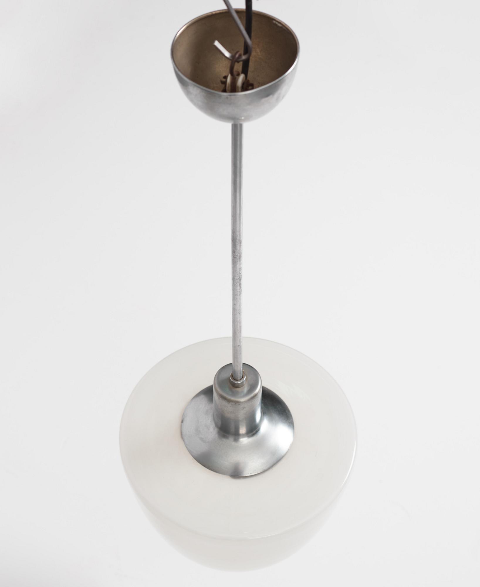 Harald Notini, a ceiling lamp, model "10977", Arvid Böhlmarks Lampfabrik, Sweden 1930s-40s.