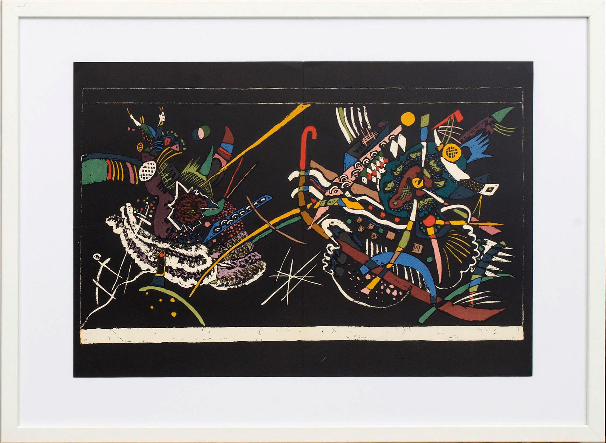 WASSILY KANDINSKY, efter, färglitografi, ur Derrière le Miroir nr