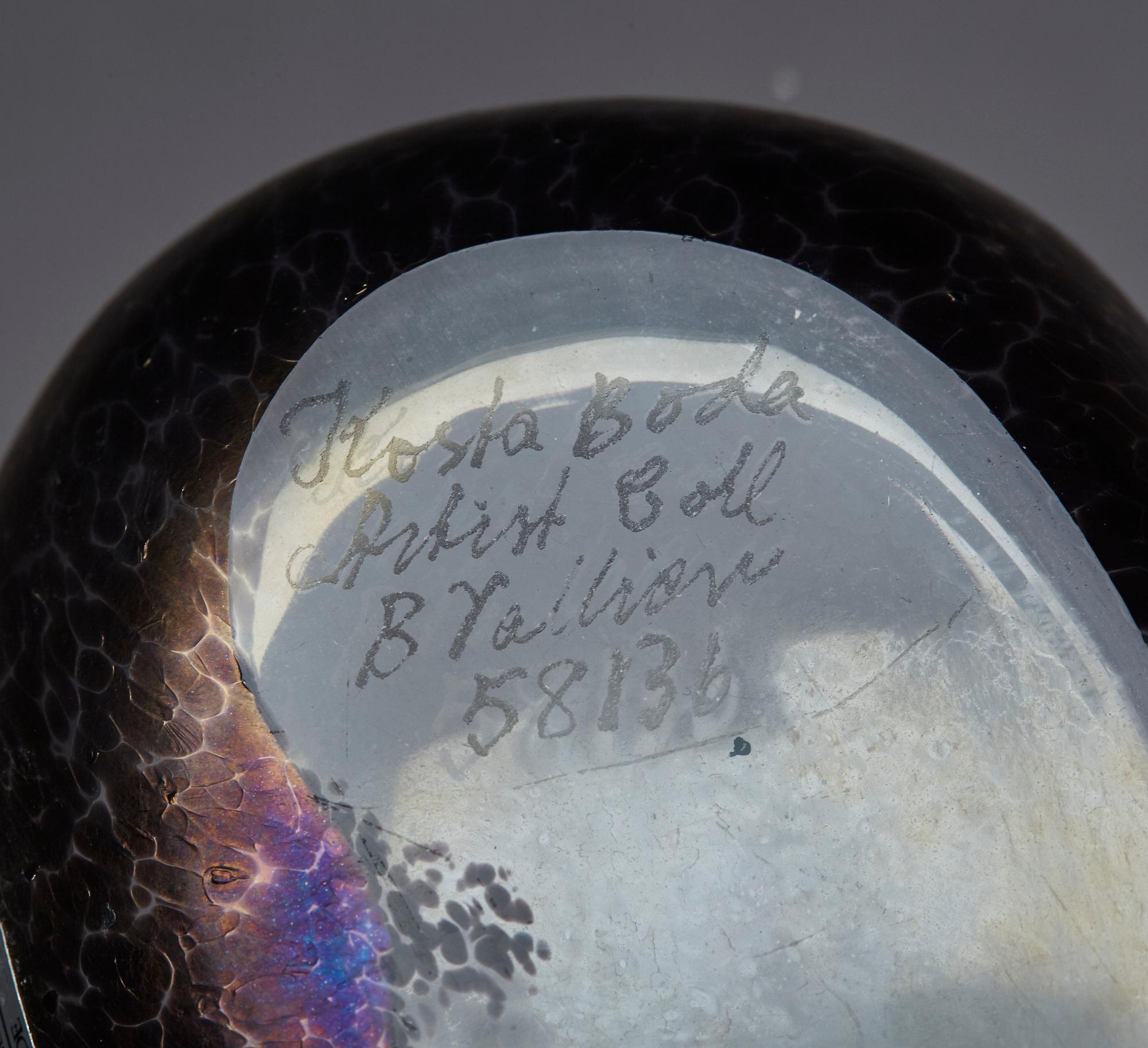VASER, 3 st, glas, Bertil Vallien, Boda/Kosta Boda Artist Collection, signerade.