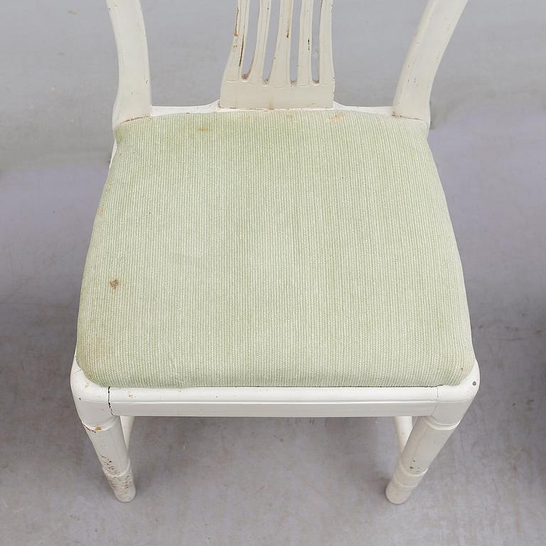 STOLAR, 10 st (6+4), gustavianska resp. gustaviansk stil, 1700- och 1900-tal.