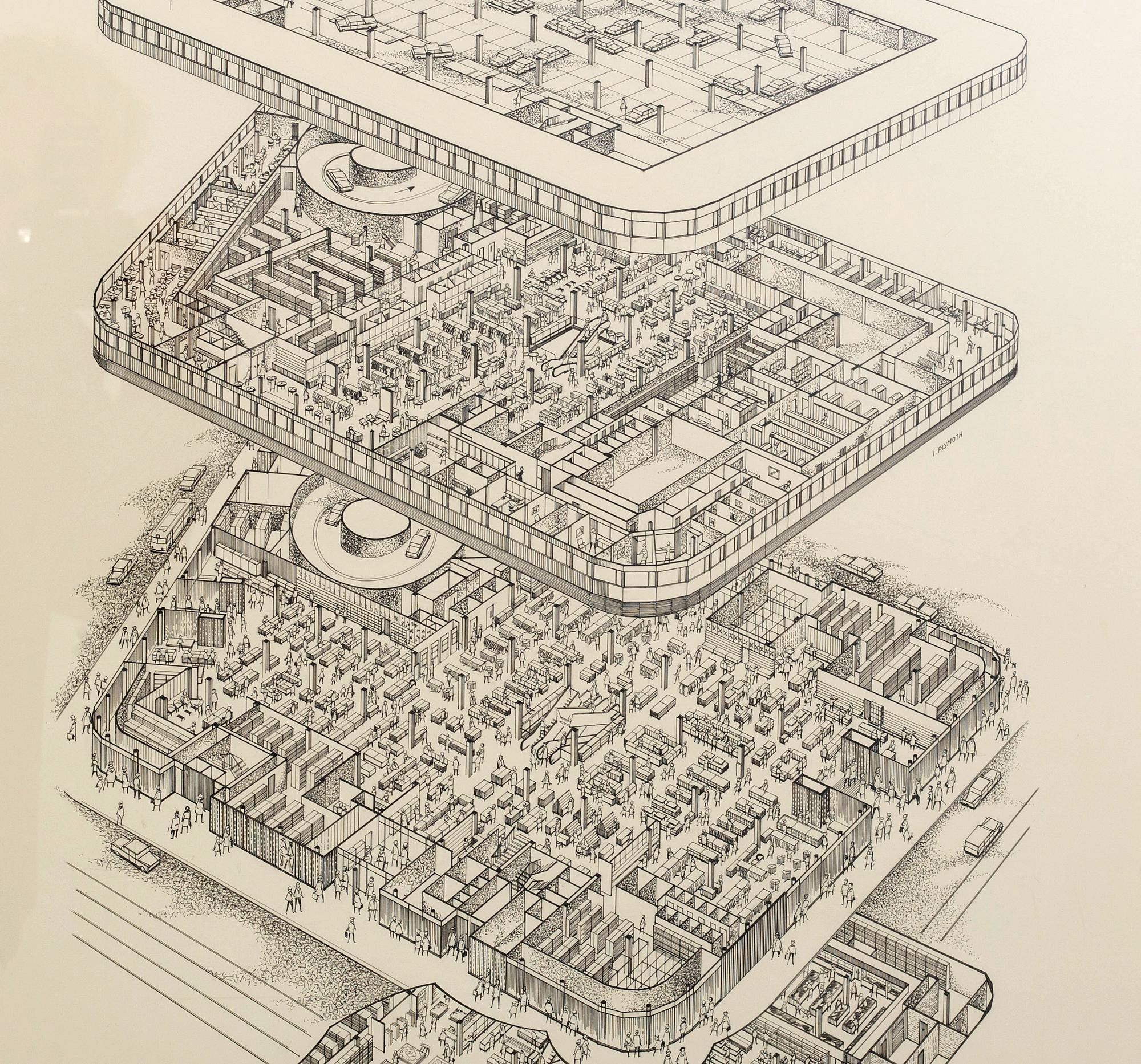 Inge Plymoth drawing signed.