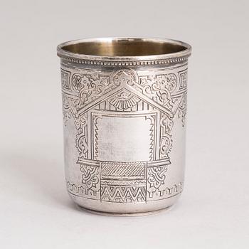 OLGA MUKHINA, BÄGARE, silver, Moskva 1891.