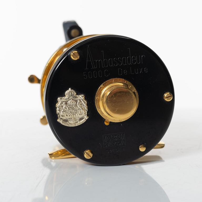 Fishing reel, Ambassadeur De Luxe 5000, ABU, Svängsta, Sweden.
