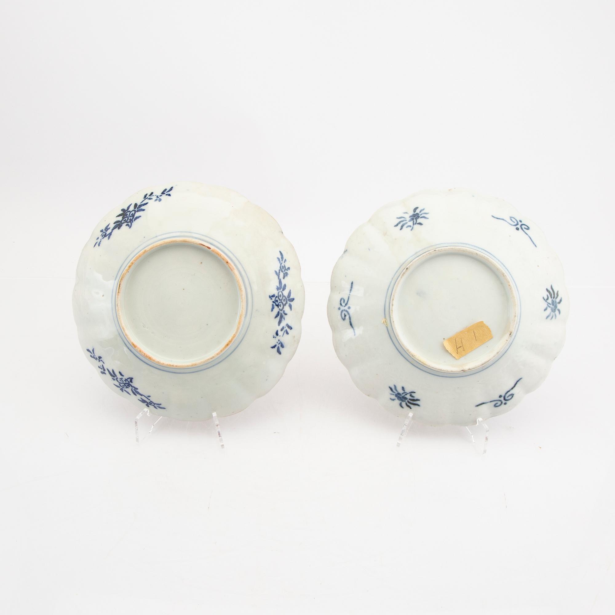 fat 12 st Japan Imari 1900-tal porslin.