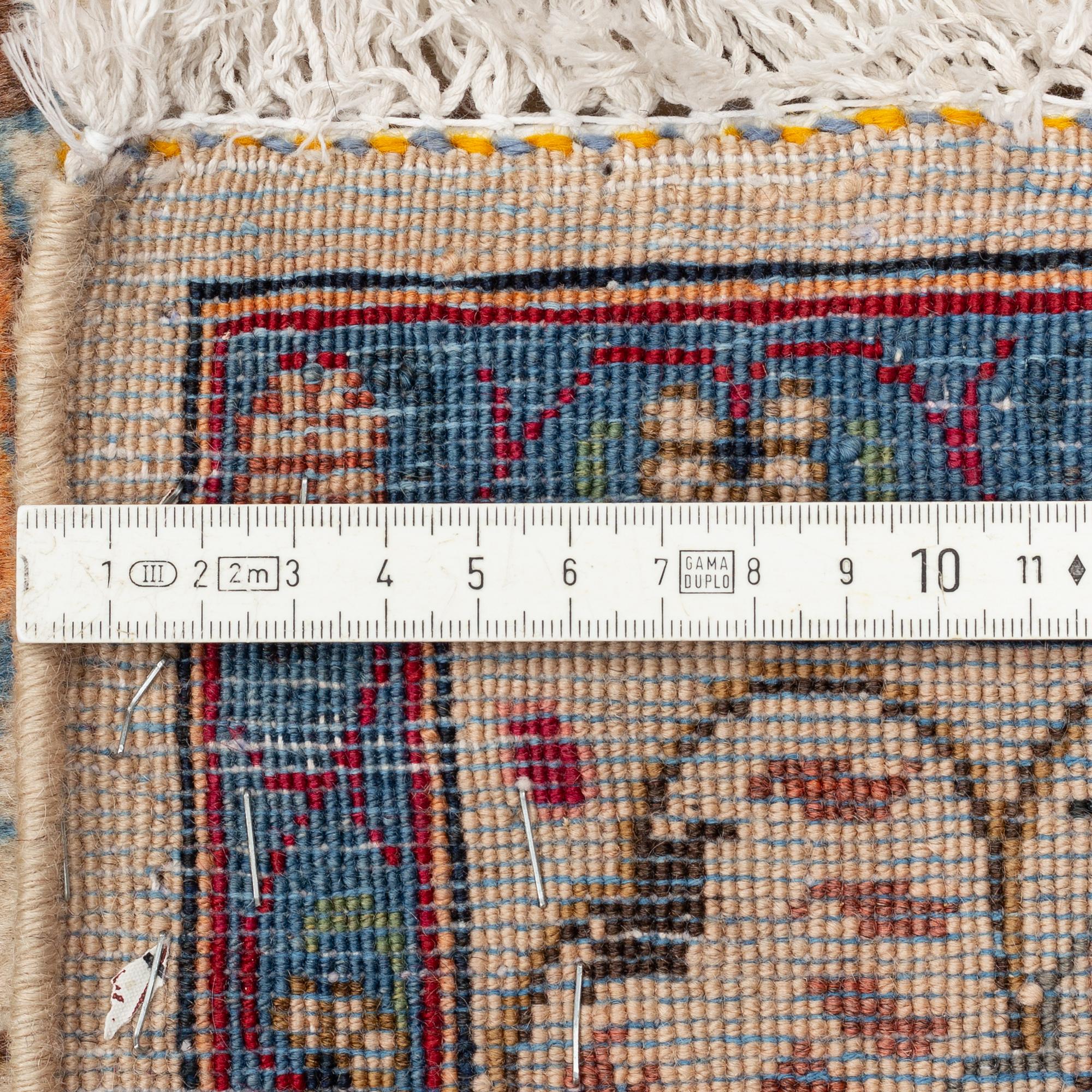 A Semi Antique Keshan carpet, c. 406 x 280 cm.