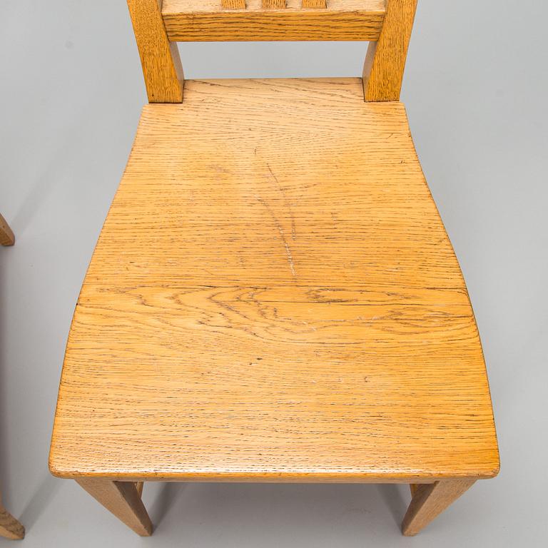 Louis Sparre, six chairs for Aktiebolaget Iris. Around 1900.