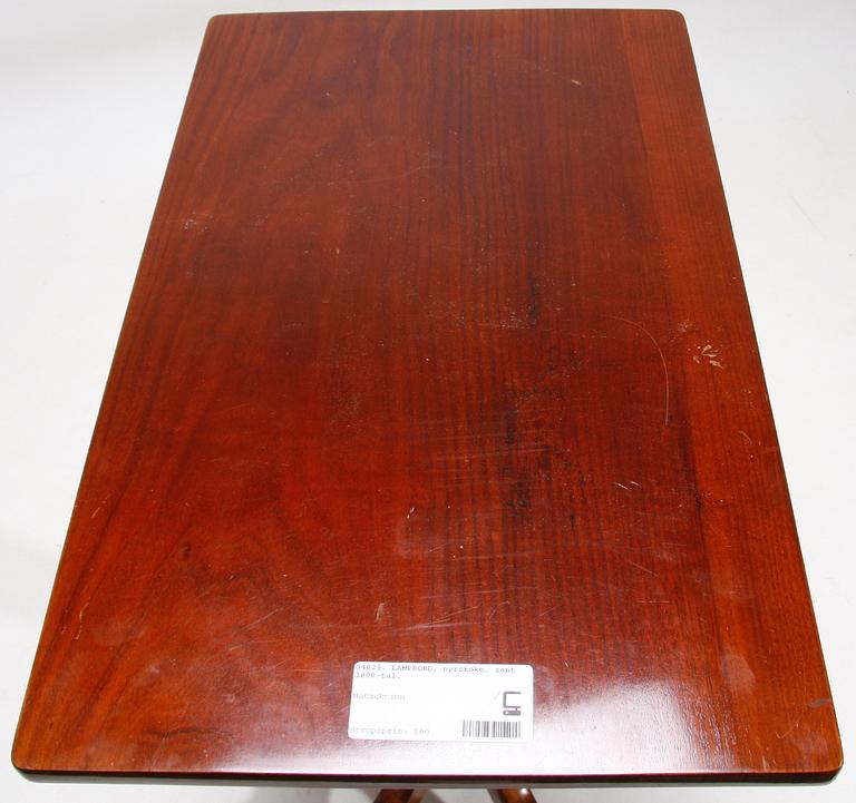 PELARBORD, nyrokoko, sent 1800-tal.