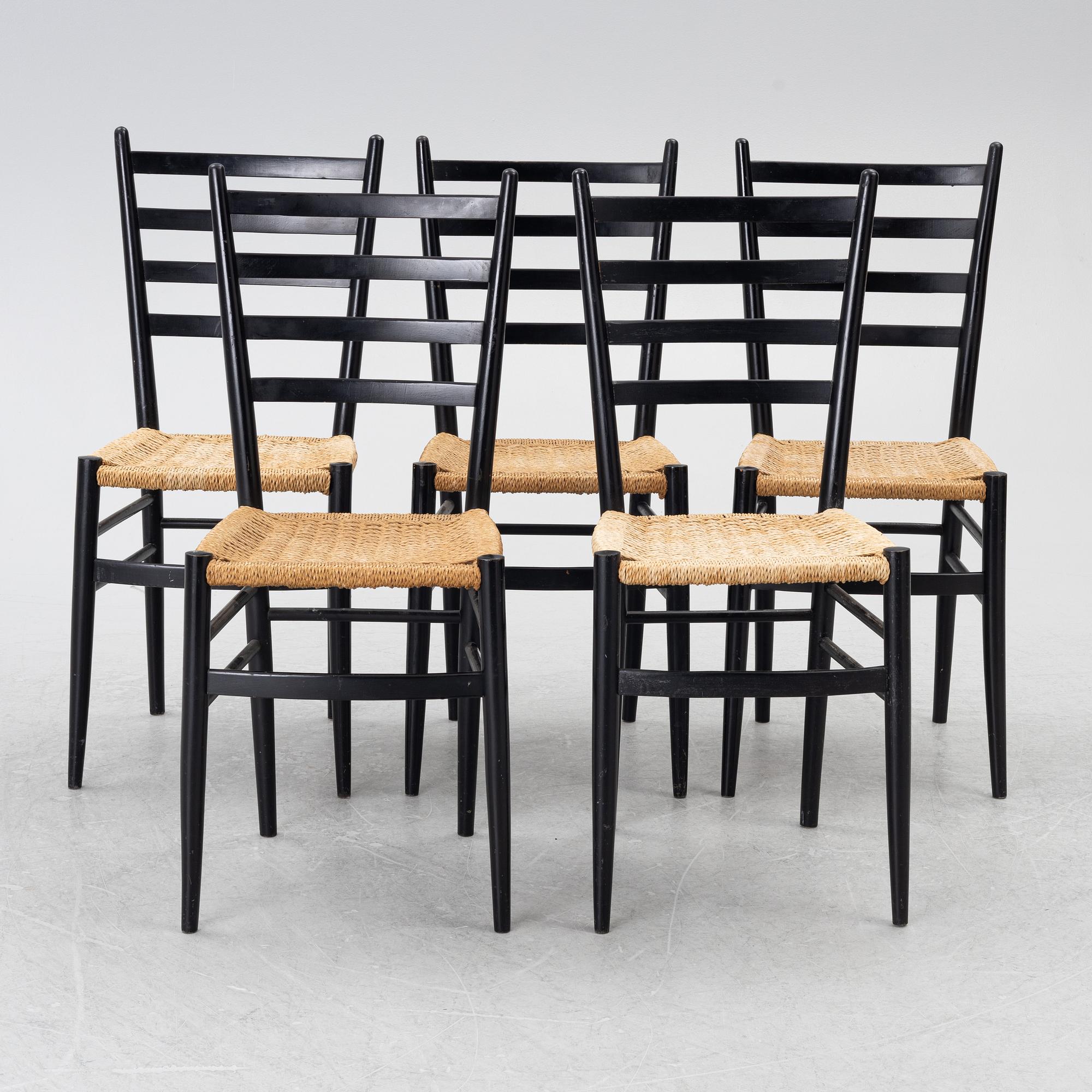 Chairs, 5 pcs, "Bologna", IKEA.