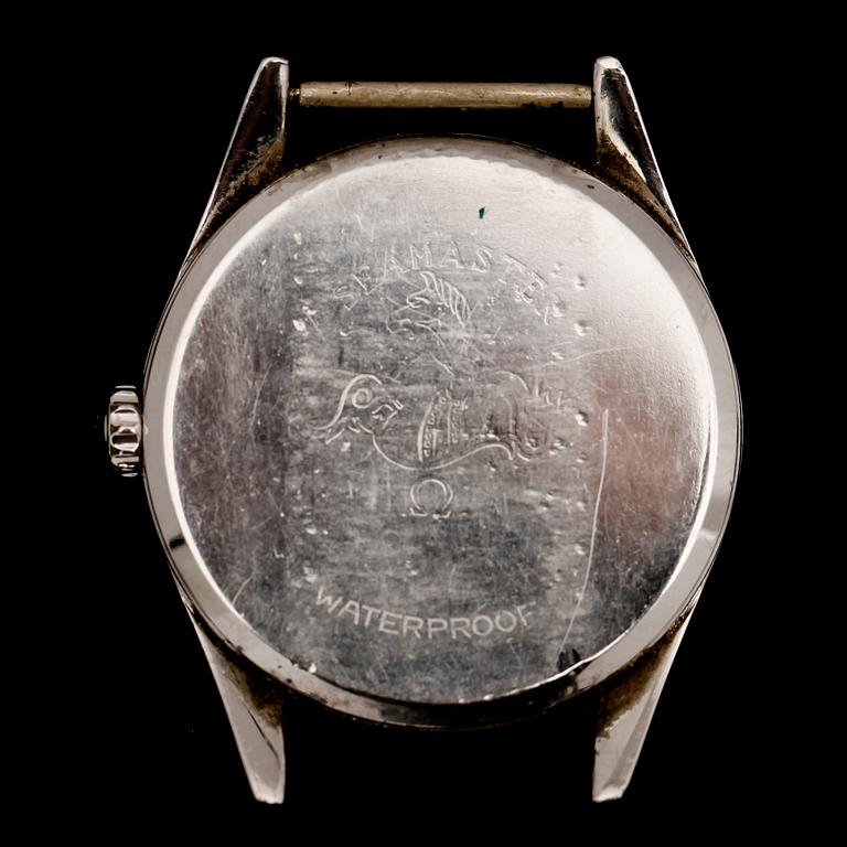 HERRARMBANDSUR, stål, Omega Seamaster.