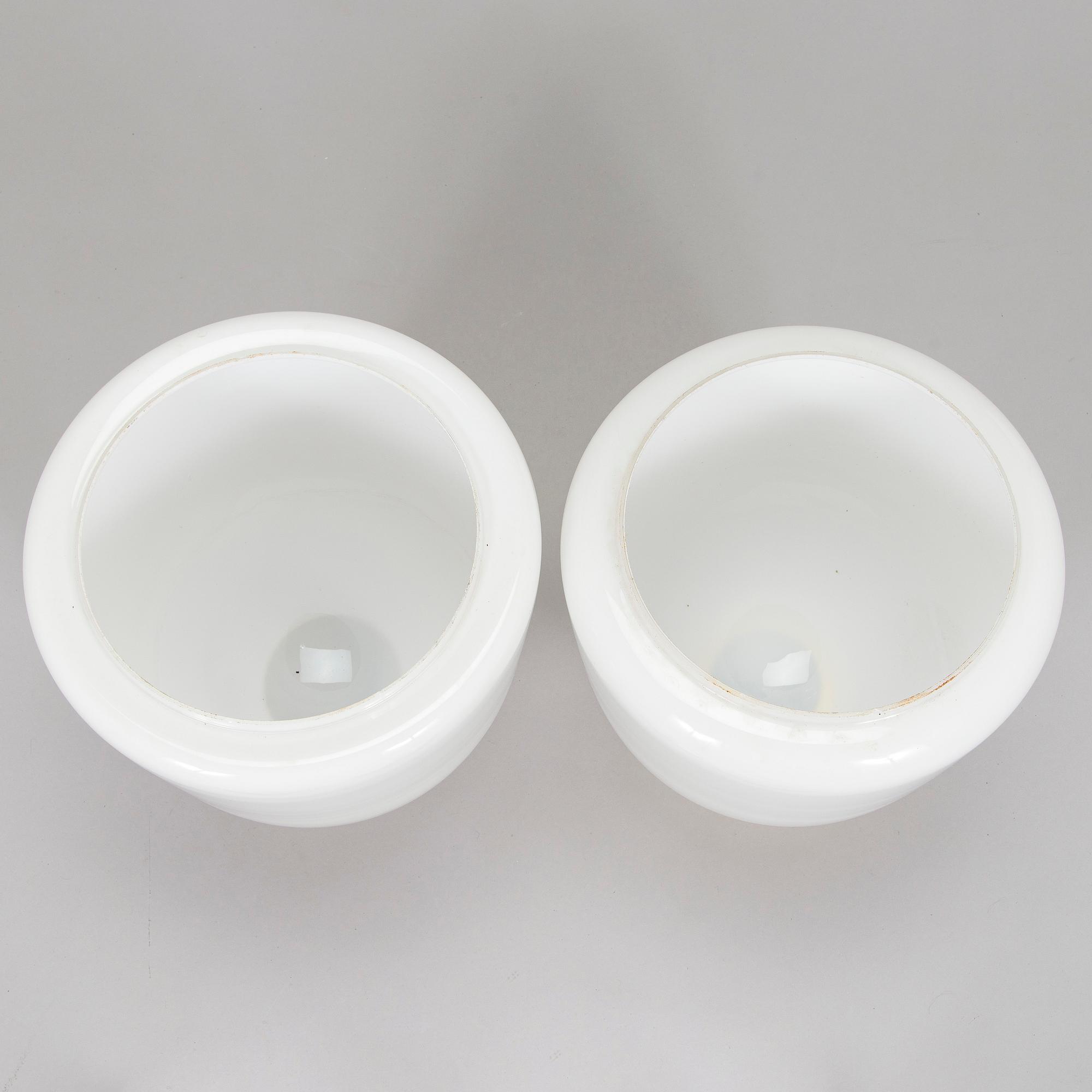 Paavo Tynell, taklampor, ett par, modell 80112-30 Idman 1900-talets mitt.