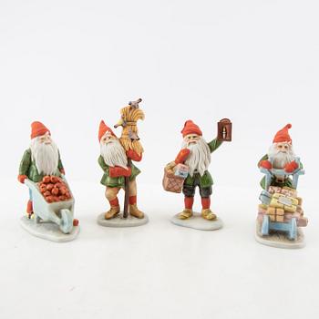 Jenny Nyström, efter, figuriner, 20 st + 2 st, Kalmar Läns Museum.