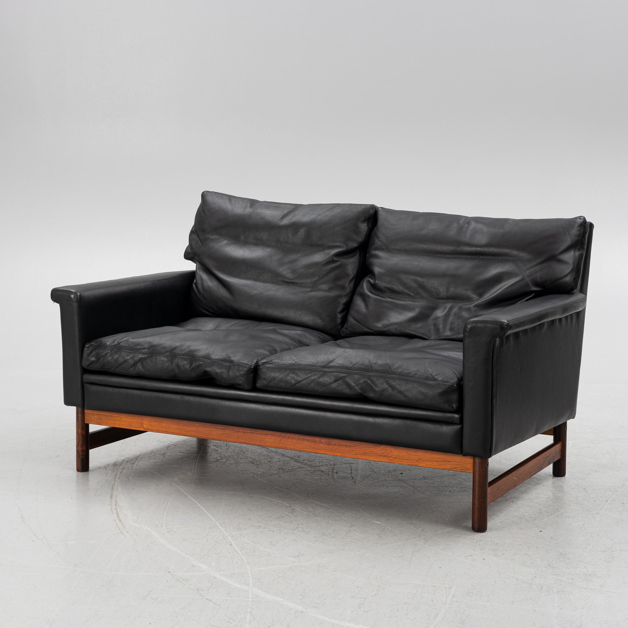 Soffor, 2 st, samt fåtölj, IKEA, 1960/70-tal.