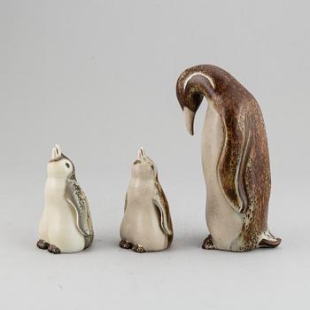 A group of three Gunnar Nylund figurines, Rörstrand, mid 20th Century.