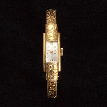 DAMARMBANDSUR, Baume & Mercier 20302, Geneve Schweitz. 1950 t. Tot. vikt 19,3 g.