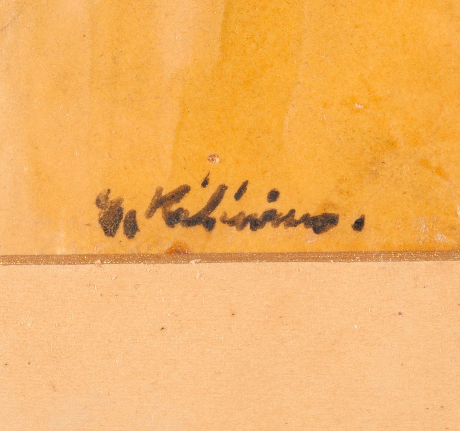 ESTER HELENIUS, sekatekniikka, signerad.